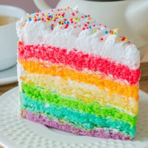 Regenbogen Torte